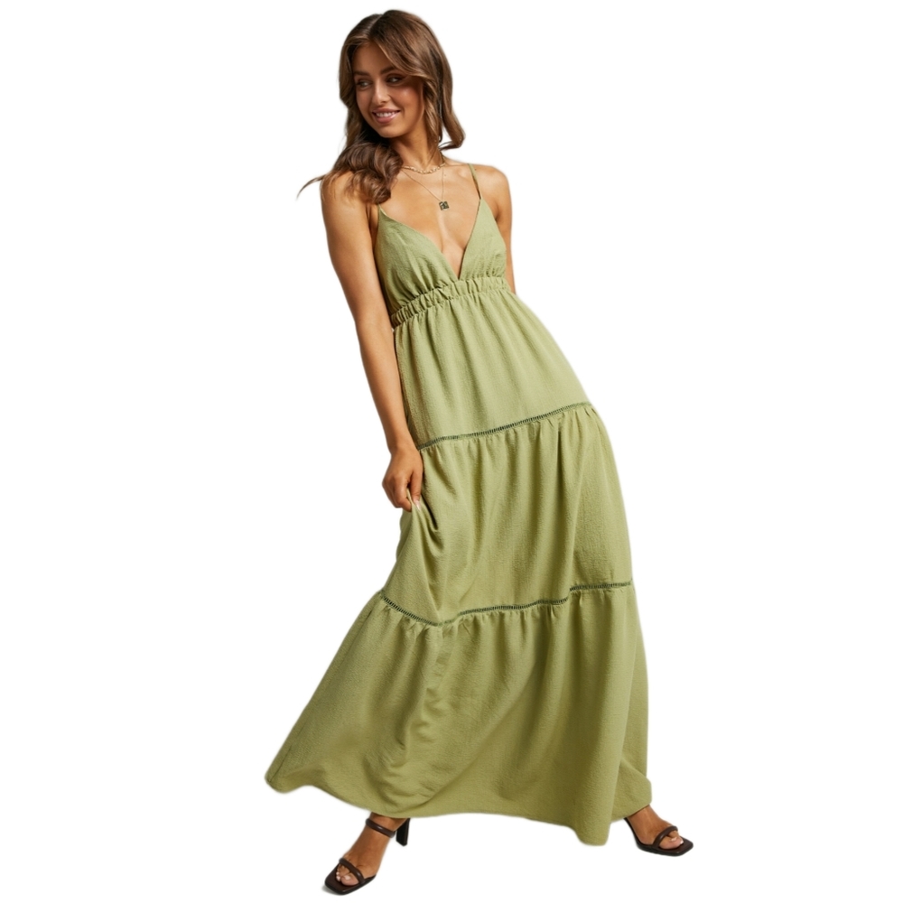Green Dress Size 6 (M) Green